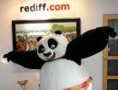 PIX: Kung Fu Panda visits Rediff office!