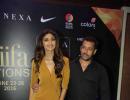 PIX: Salman Khan, Shilpa Shetty get ready for IIFA