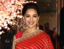 PIX: Madhuri mingles with Rekha at a wedding