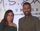 PIX: Dhoni watches his biopic with wife Sakshi, Kiara Advani