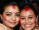 PIX: Rani Mukerji plays sindoor khela