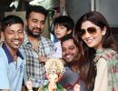 PIX: Shilpa Shetty brings home Lord Ganesha