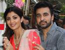 PIX: Shilpa Shetty bids farewell to Ganpati in style