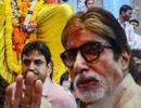 PIX: Amitabh Bachchan visits Lalbaug Ganpati