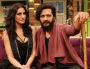 PIX: Riteish, Nargis on The Kapil Sharma Show