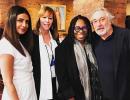 Priyanka rubs shoulders with Whoopi Goldberg, Robert De Niro