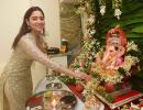 PIX: Tamannaah, Tiger, Govinda welcome Lord Ganesha