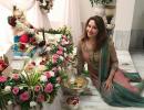 Madhuri, Shraddha share Ganpati pictures