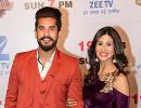 PIX: Suyyash-Kishwer attend Zee Rishtey awards