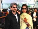 PIX: Newlyweds Neil-Rukmini return to Mumbai