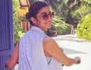 PIX: Alia's Maldives holiday with family