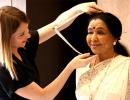 Asha Bhosle at Madame Tussauds!