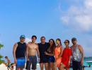 PIX: The Khans holiday in Maldives