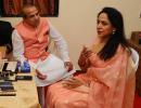 PIX: Inside Hema Malini's make-up room!