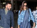 PIX: Sonam, Shraddha, Govinda at the airport