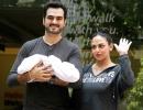 Video: First glimpse of Esha Deol's baby!