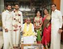 PIX: Vikram's daughter weds M Karunanidhi's great-grandson