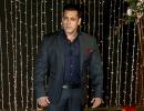 And Salman arrived for Priyanka's reception...