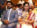 Chiranjeevi, Ram Charan star at dazzling Hyderabad wedding