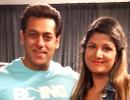 Salman meets his Judwaa co-star Rambha