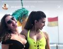 PIX: Jacqueline Fernandez's Bali holiday