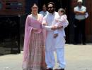 PIX: Kareena-Saif-Taimur at Sonam's wedding