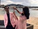 Nawaz-Nandita, all in pink