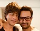 Beat That! SRK gets a warm hug from Aamir