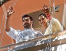 PIX: Ranveer reaches Deepika's home!