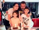 Sanjay Dutt celebrates Iqra and Shahraan's birthday