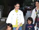 PIX: Genelia takes her sons to a birthday bash!