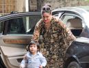 PIX: Kareena takes Taimur to a Christmas party