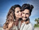 PIX: Sargun, Ravi's romantic holiday