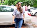 PIX: Gauri, Raveena, Karan at a funeral