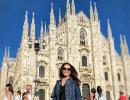 Madhuri's family vacation in Italy