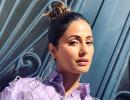 Hina Khan's lovely lavender look!