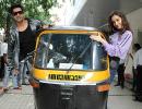 PIX: Shraddha takes an auto ride!