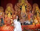 Rani, Kajol, Priyanka celebrate Durga pooja