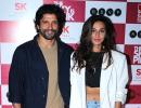 PIX: Farhan-Shibani go on a movie date