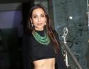 Who is Malaika partying with?