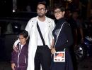 PIX: Nushrat watches Dream Girl with Ayushmann