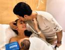 Amy Jackson welcomes baby boy