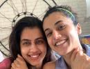 Why are Kriti, Taapsee wearing rakhis?