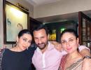 Kareena celebrates Saif's 50th birthday with a kiss!