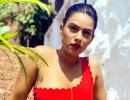 PIX: Nia Sharma sizzles in a RED HOT bikini