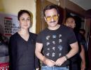 PIX: Saif-Kareena go on a movie date