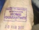 Amitabh tweets pic of hand with quarantine stamp