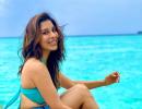 PIX: Sophie Choudry's bikini holiday