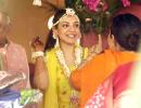 PIX: Kajal Aggarwal's haldi ceremony