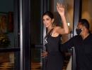 Who is Deepika Waving To?